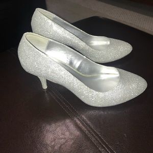 sparkly festive heels